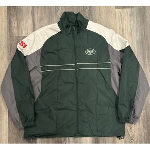 New York Jets NFL Men's Jacket Size L Dunbrooke Sports Illustrated Windbreaker
